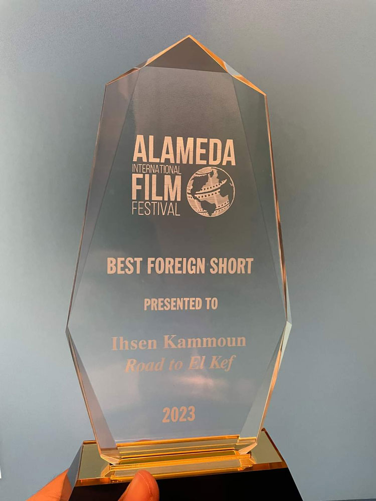 Ihsen Kammounâ€™s ROAD TO EL KEF wins Best Foreign Short Film Award at Alameda Film Festival